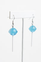 Blue Lollipop Earrings