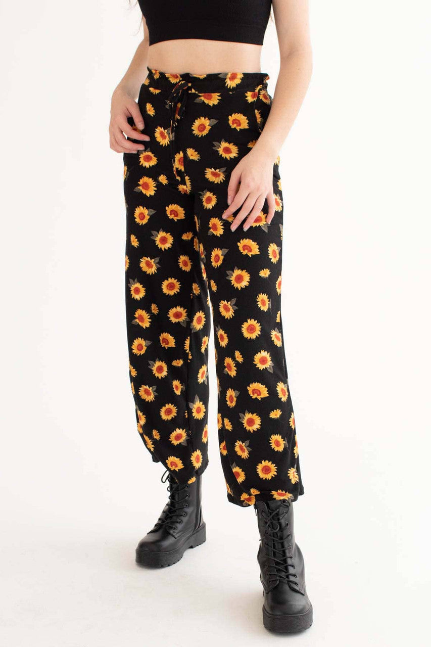 Sunflower Paper Bag Pants