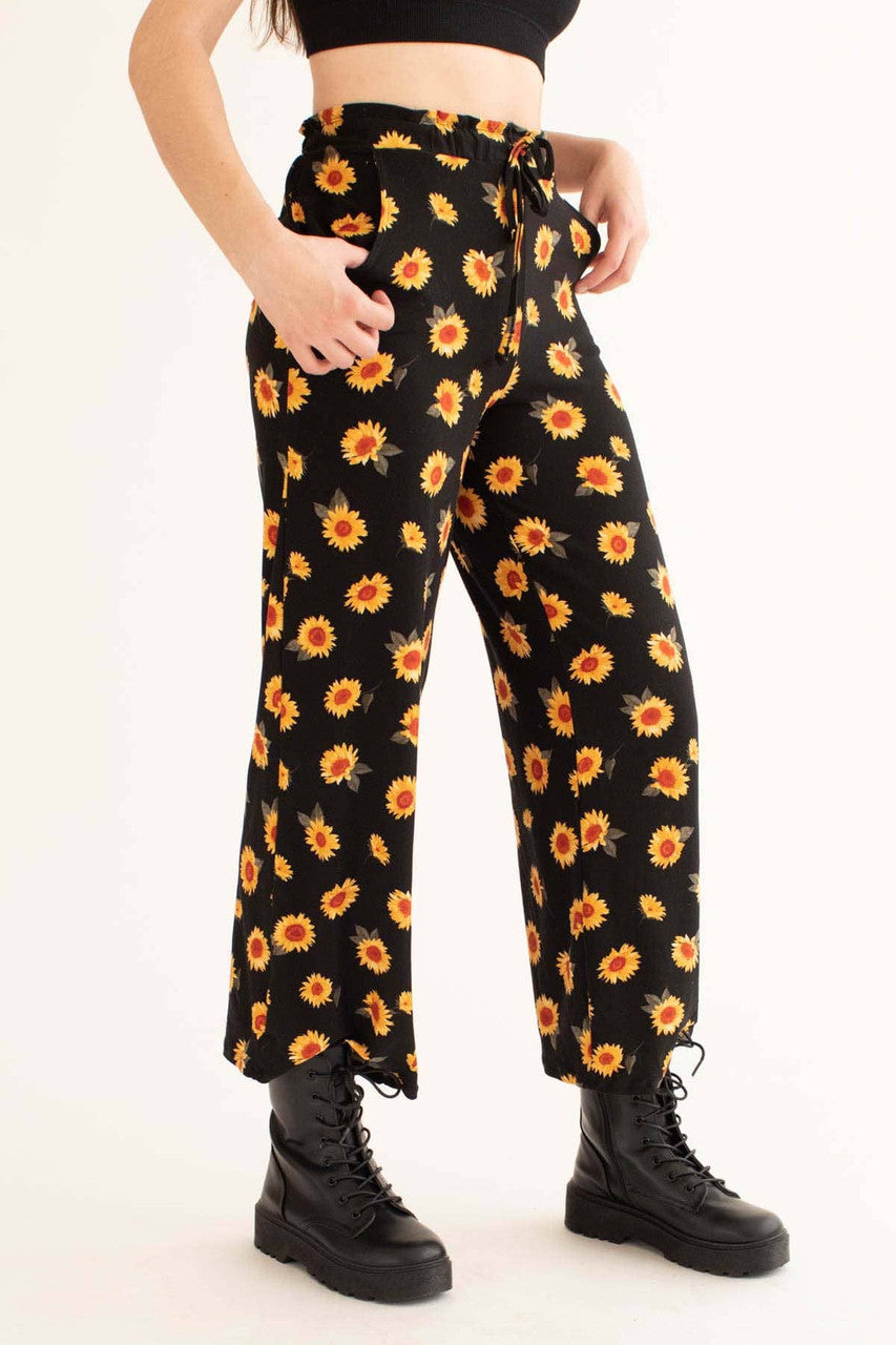 Sunflower Paper Bag Pants