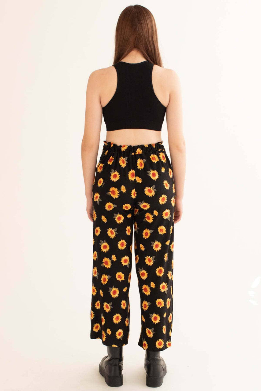Sunflower Paper Bag Pants
