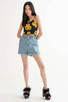 Sunflowers Crop Cami