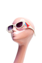 Geometric Detail Sunglasses