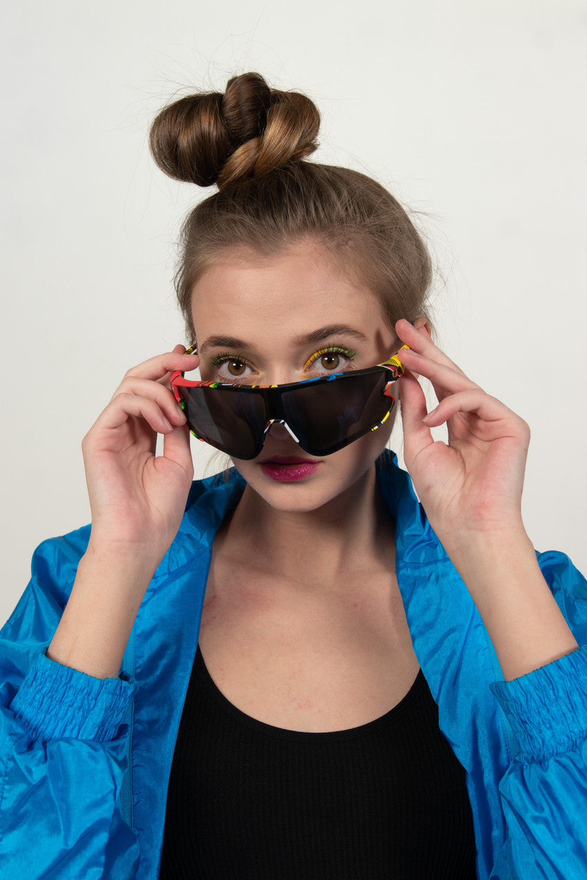 80s Shield Sunglasses