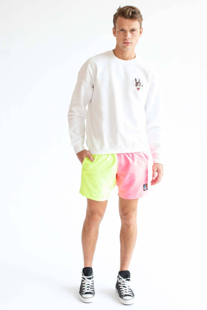 Surprised Cartoon Dog Sweatshirt