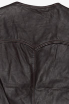 Vintage Schott Western Rancher Dark Brown Leather Vest (1980s)