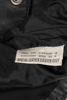 Vintage Black Verducci Leather Vest (1980s)