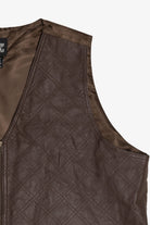 Vintage Jacque & KoKo Leather Front Vest (1980s)