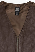 Vintage Jacque & KoKo Leather Front Vest (1980s)