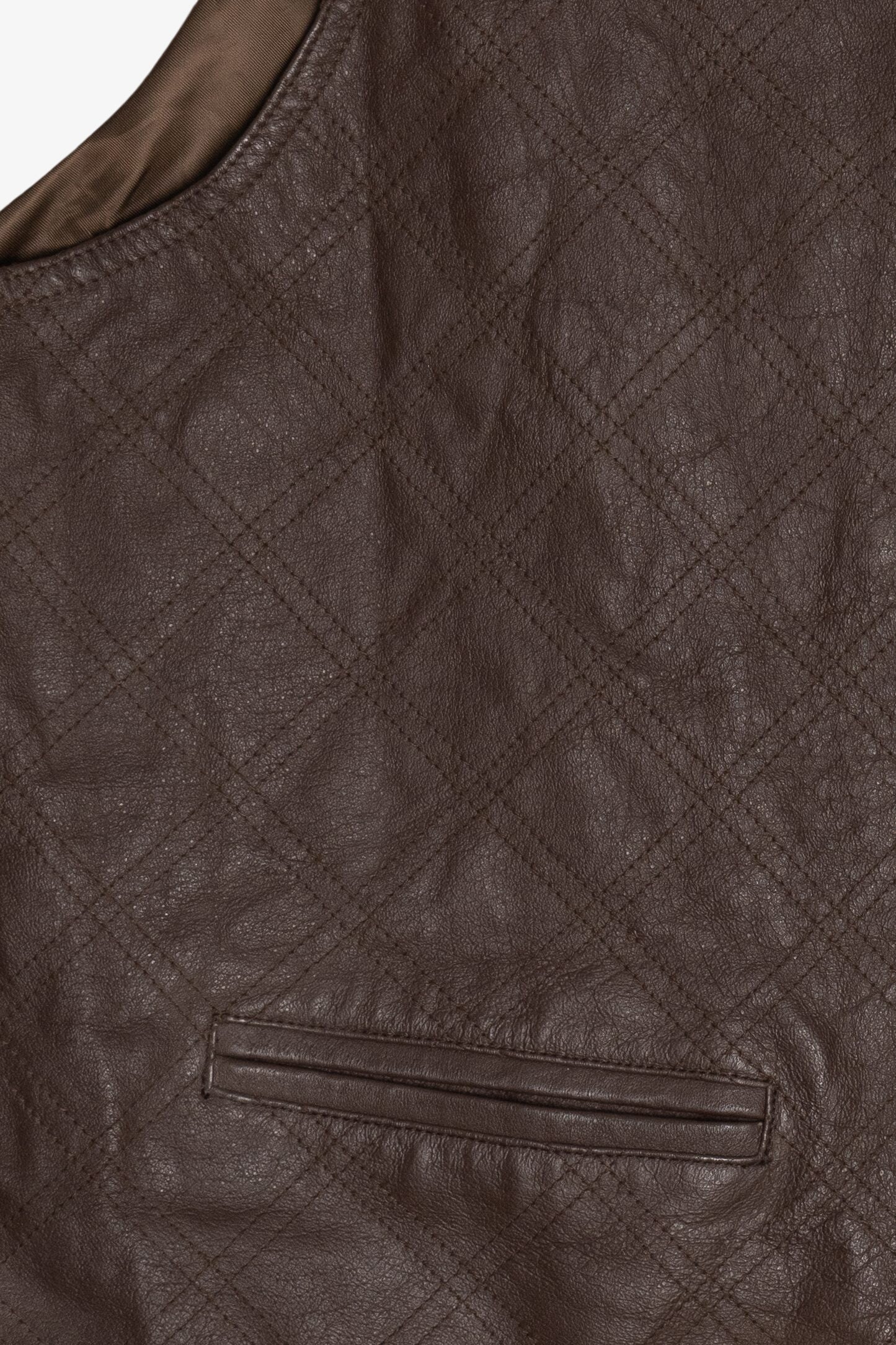 Vintage Jacque & KoKo Leather Front Vest (1980s)