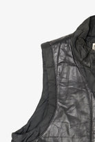 Vintage Chess King Leather Biker Vest (1980s)