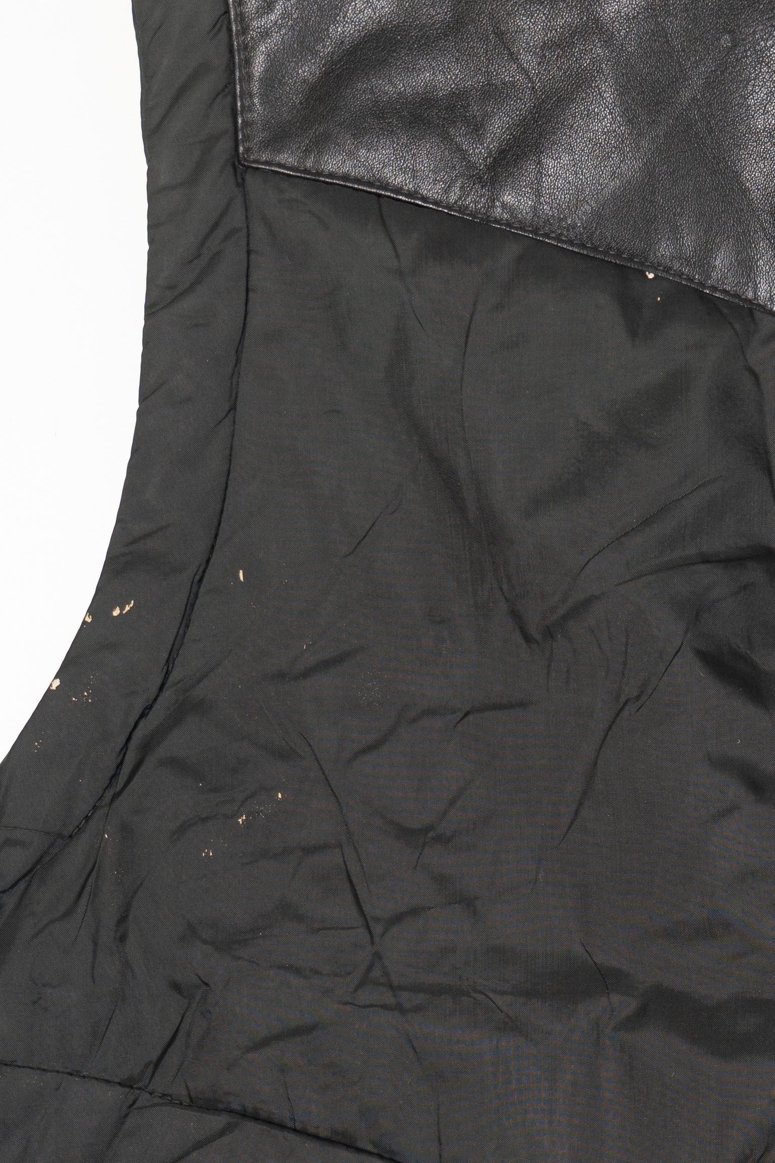 Vintage Chess King Leather Biker Vest (1980s)