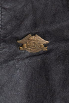 Vintage Leather Fringe Vest With Harley Davidson Pin (1990s)