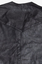 Vintage Leather Fringe Vest With Harley Davidson Pin (1990s)