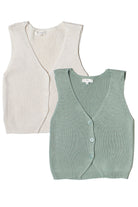 Button Sweater Vest 