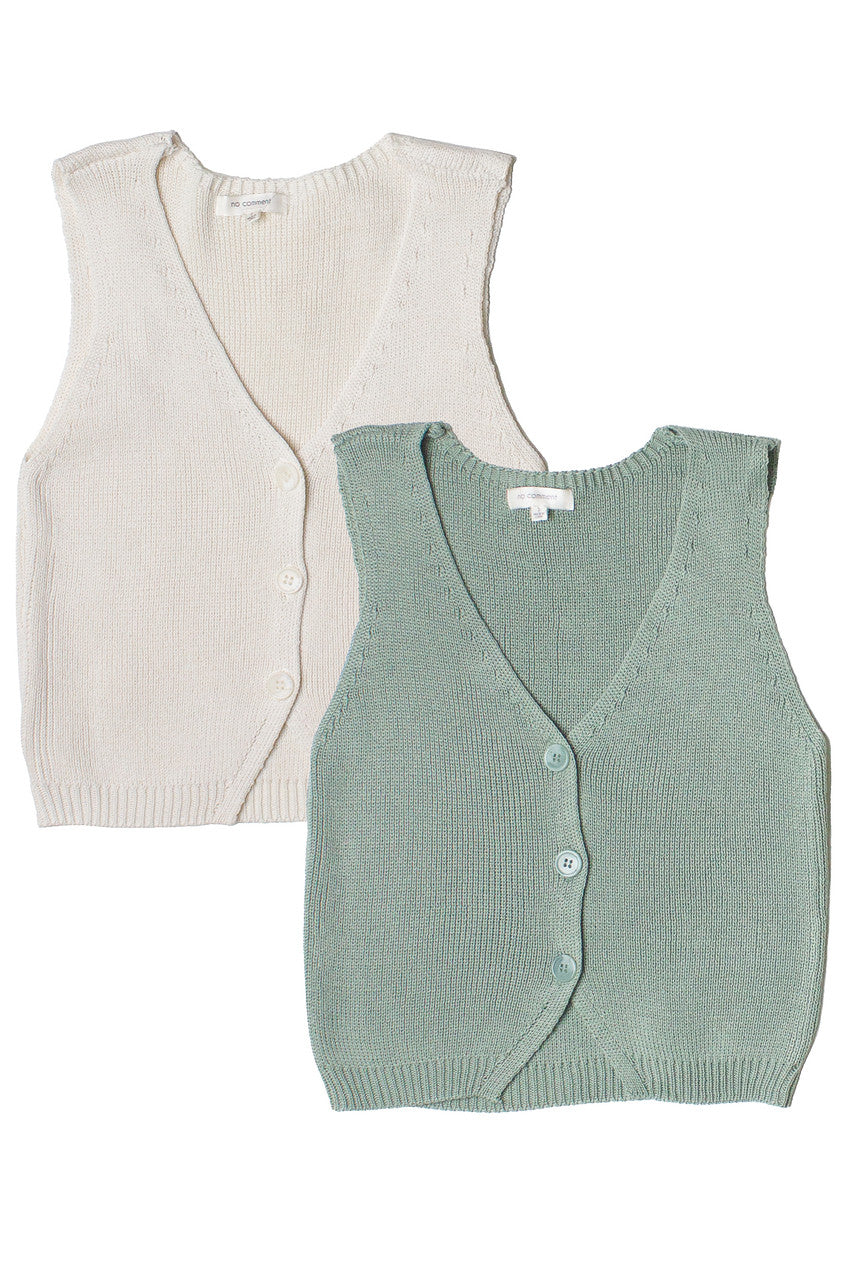 Button Sweater Vest 
