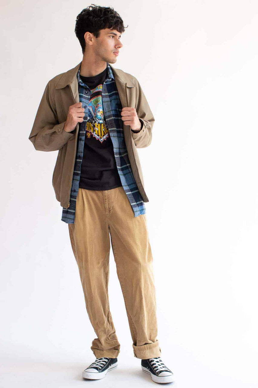 Tan Faux-Fur Lined Jacket