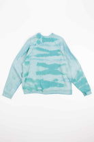 Teal Striped Bleached Vintage Sweatshirt