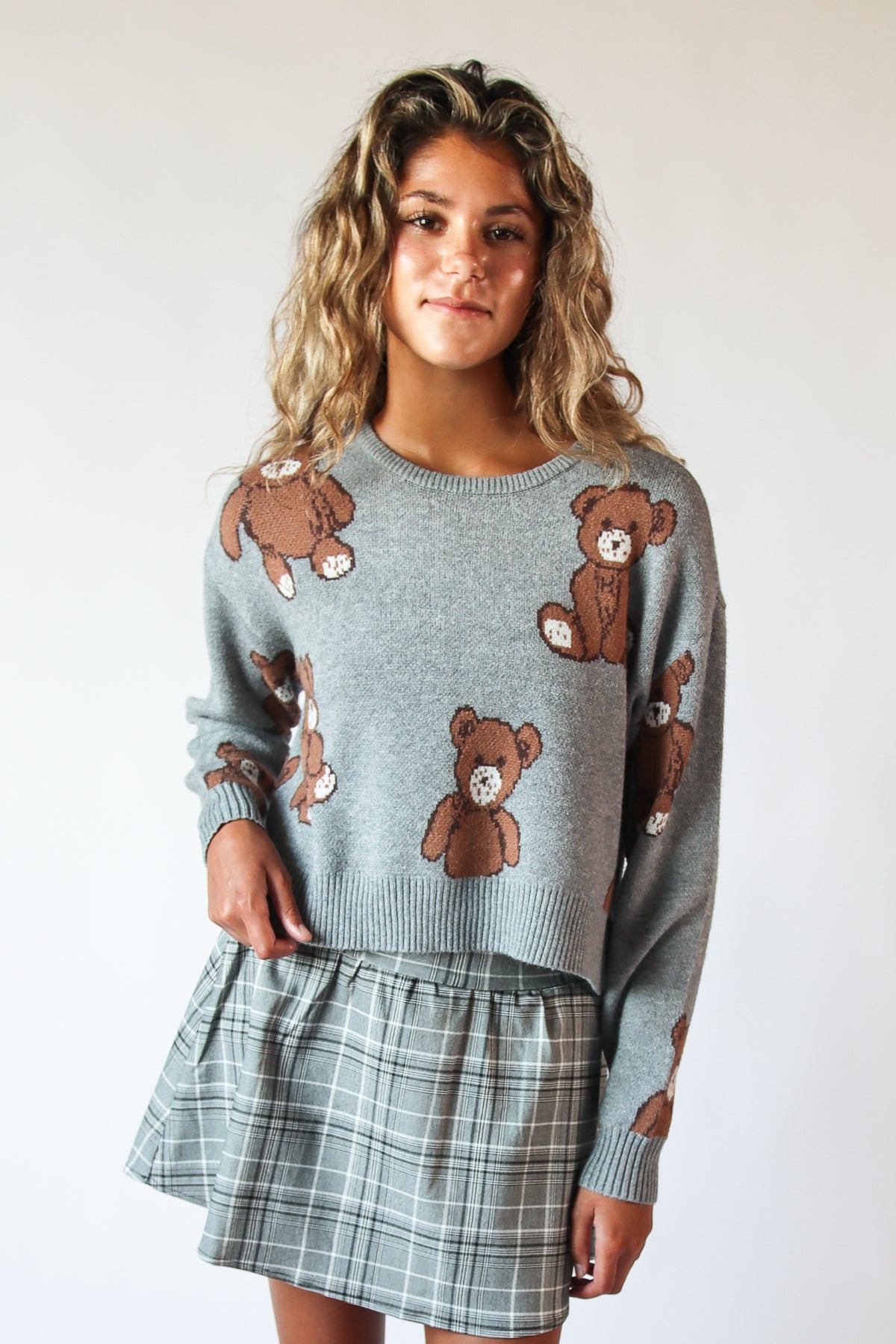 Knit Print Sweater