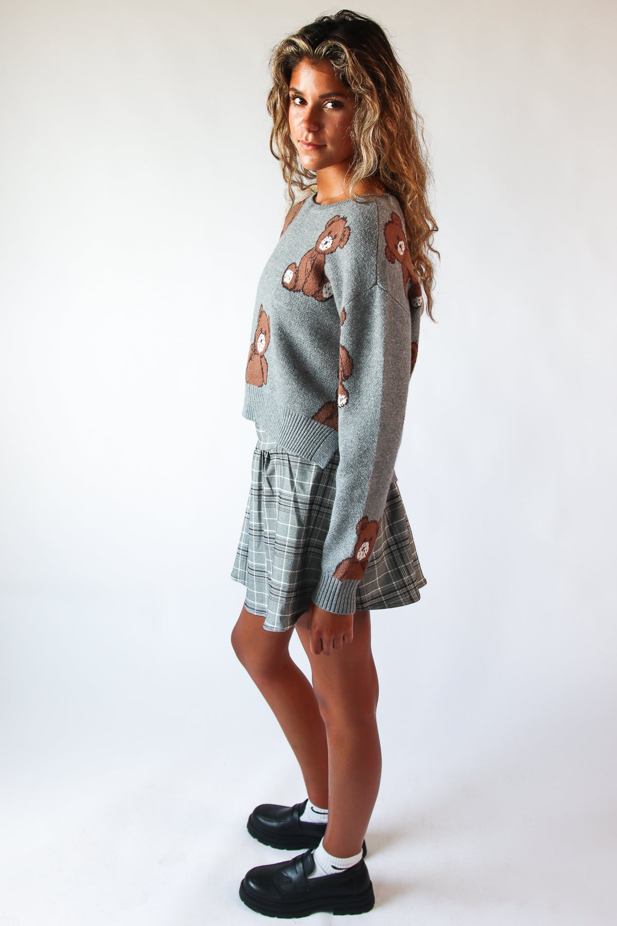Knit Print Sweater