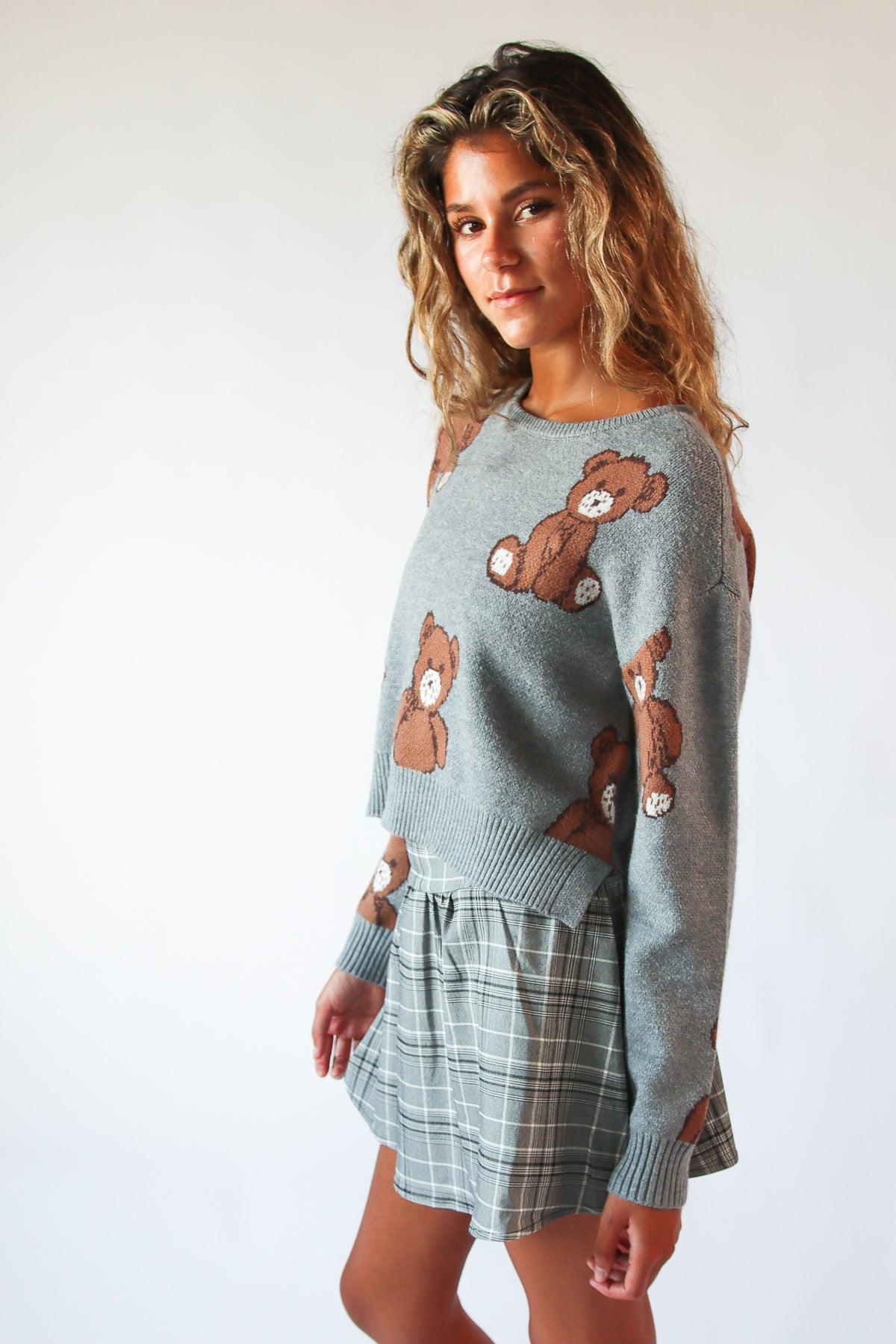 Knit Print Sweater