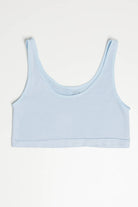 Dream Blue Terry Seamless Crop Tank