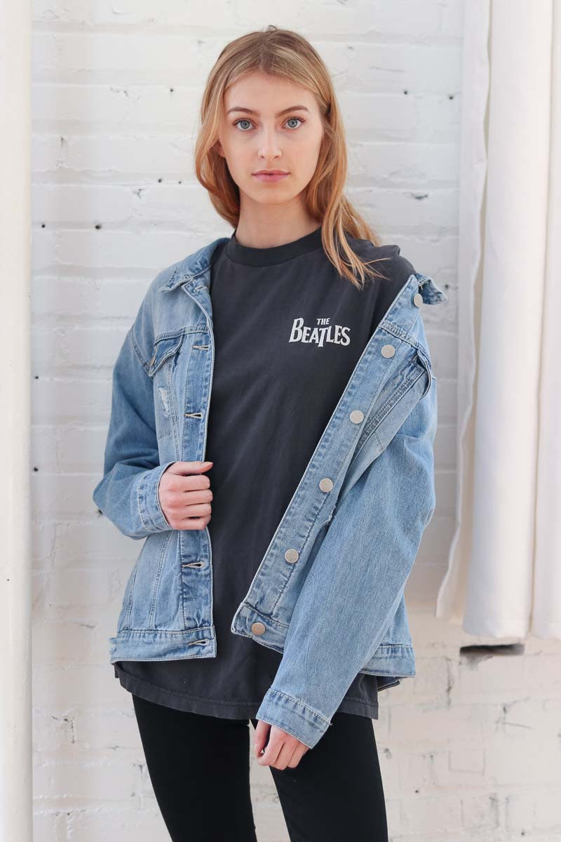 Distressed Beatles Tee