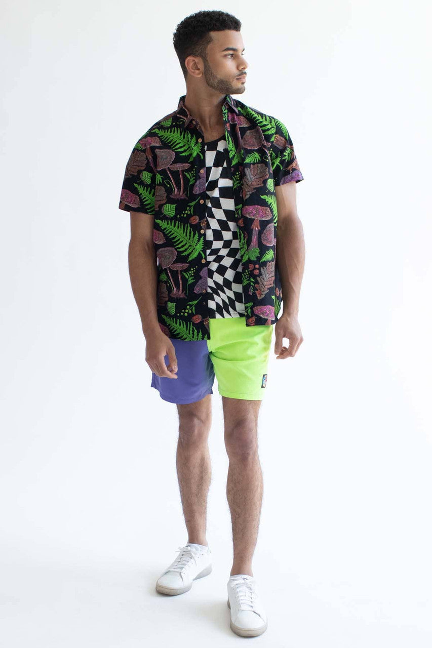 The Forest Floor Woven Button Up Shirt