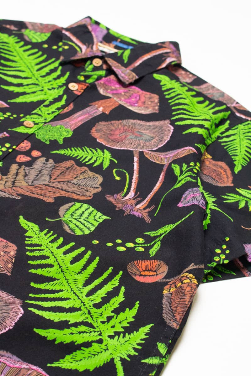 The Forest Floor Woven Button Up Shirt