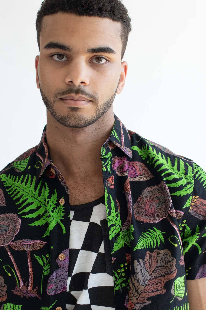 The Forest Floor Woven Button Up Shirt