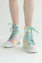 Tie Dye Grip Heel Bootie
