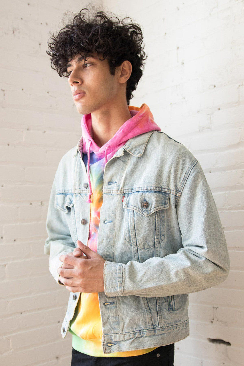 Pastel Rainbow Tie Dye Hoodie