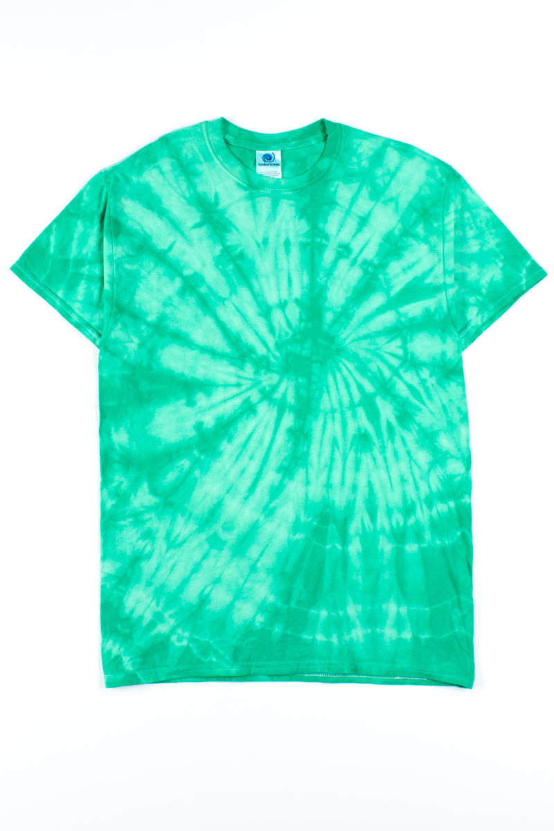 Kelly Green Tie Dye Shirt