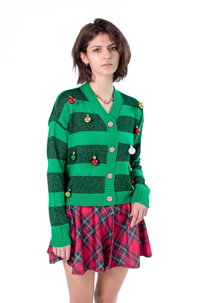 Tinsel & Ornaments Cardigan