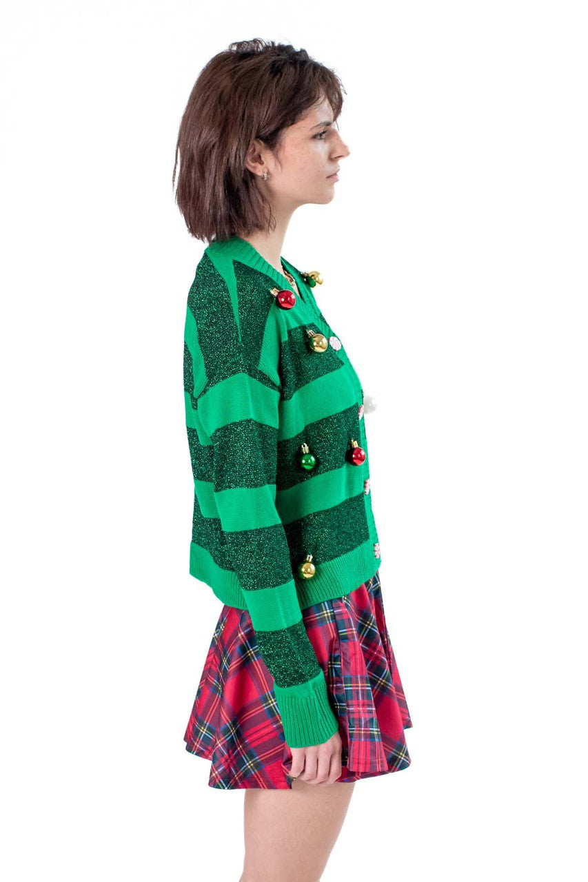 Tinsel & Ornaments Cardigan