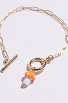 Toggle Clasp Mushroom Bracelet
