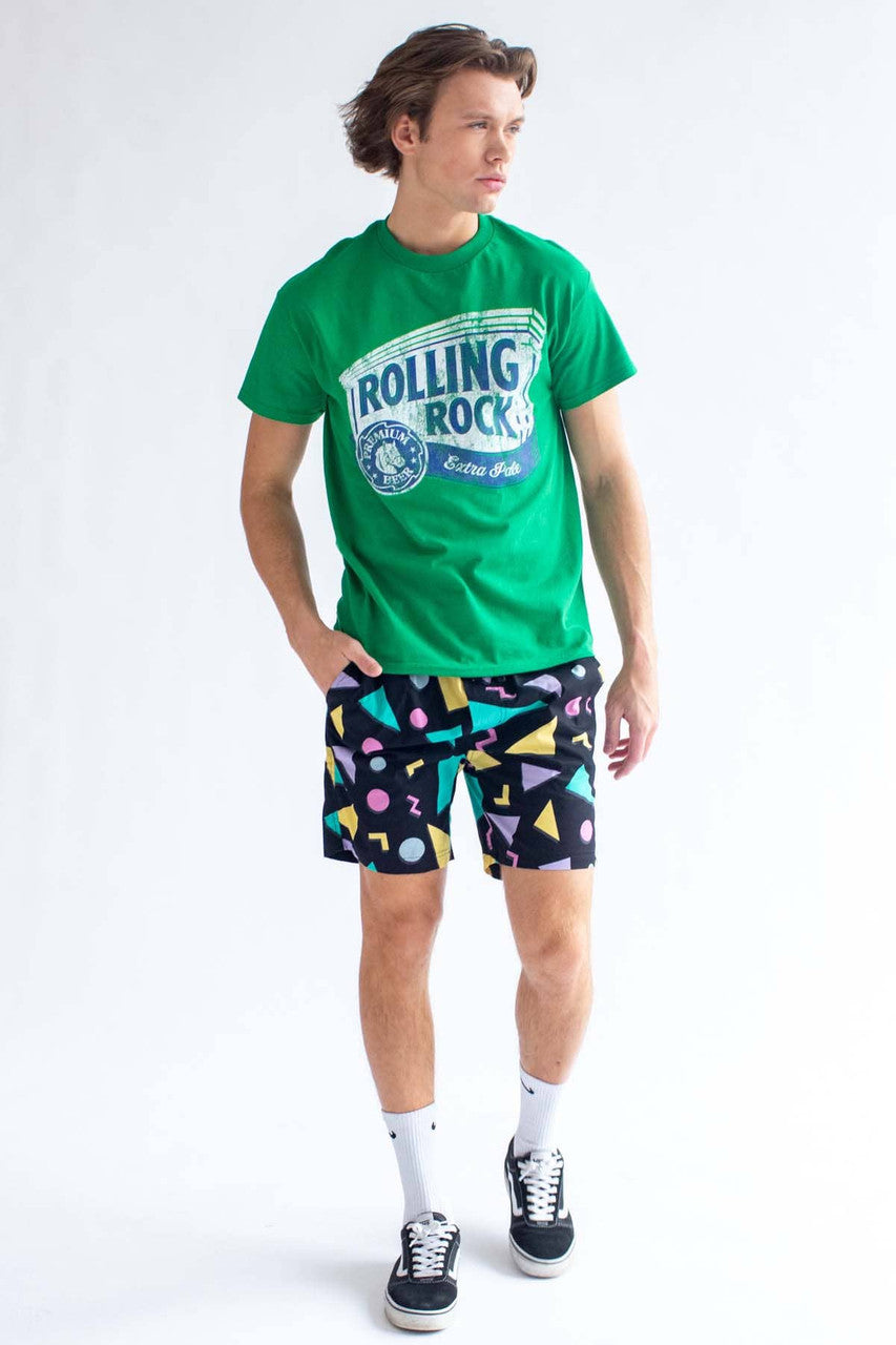 Triangle Confetti Cotton Shorts