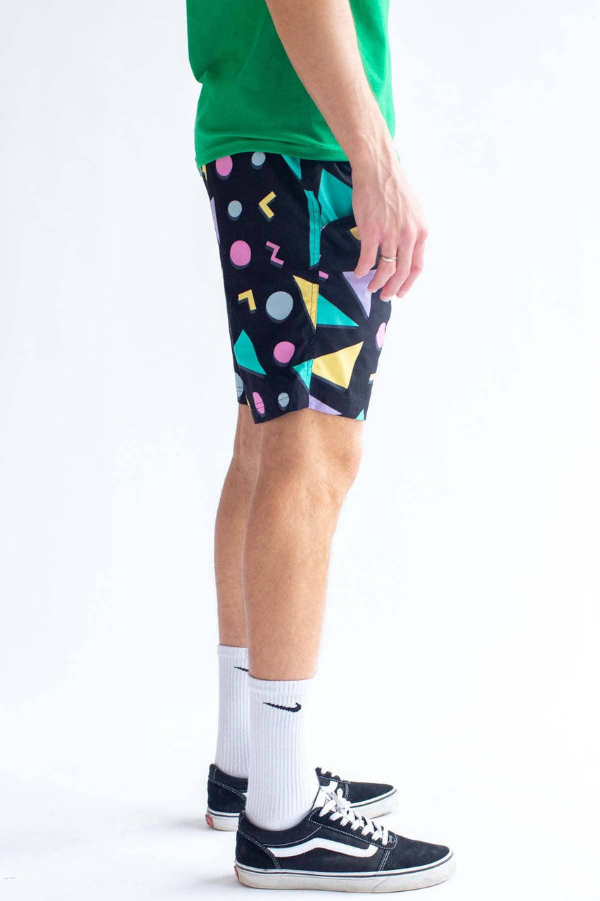Triangle Confetti Cotton Shorts