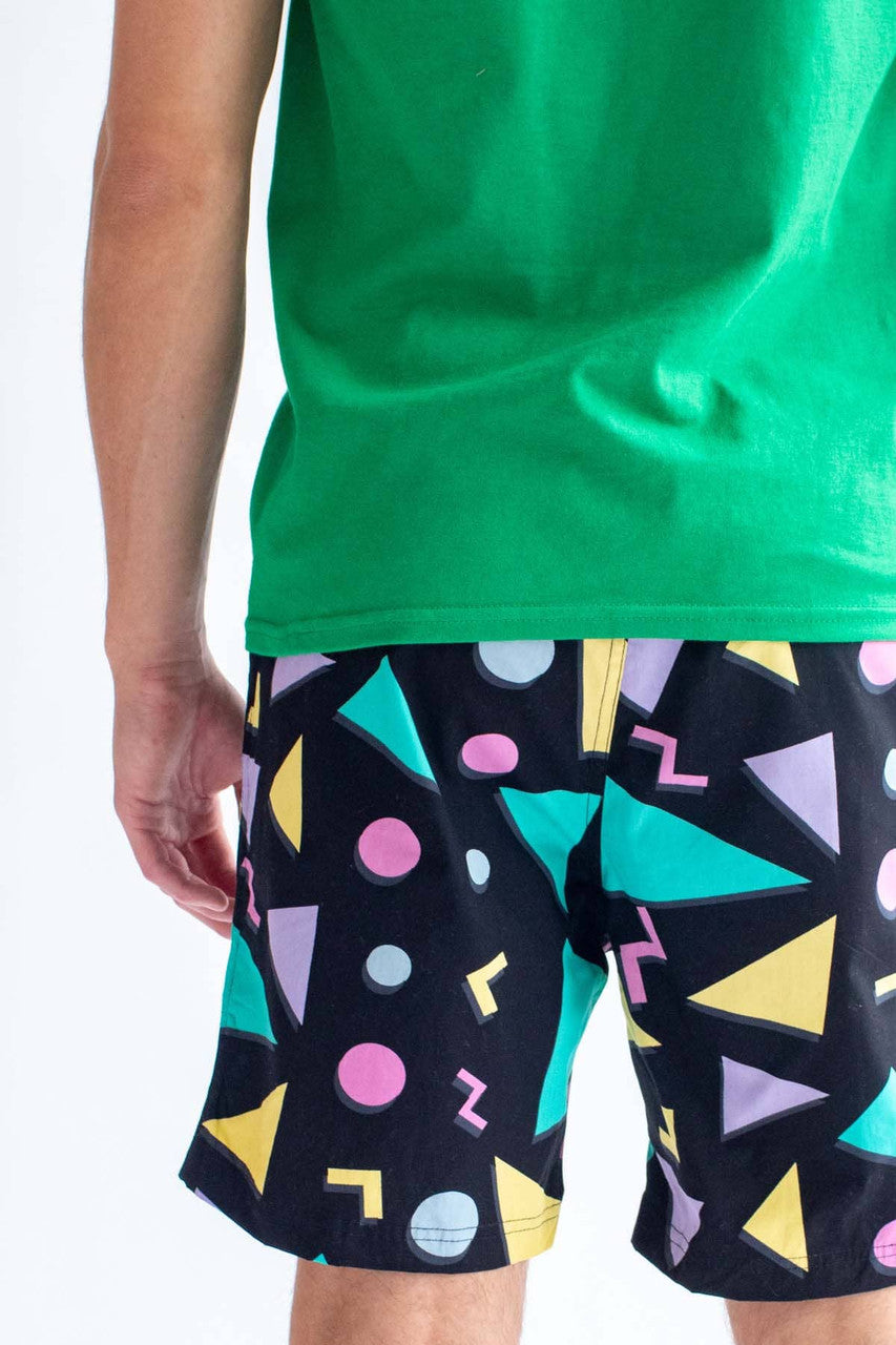 Triangle Confetti Cotton Shorts