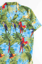 Blue Tropical Macaws Hawaiian Shirt