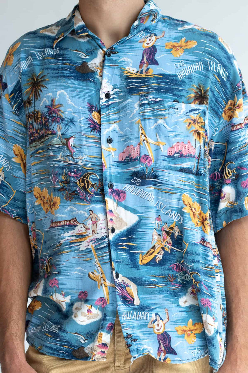 Tropical Vacation Vintage Hawaiian