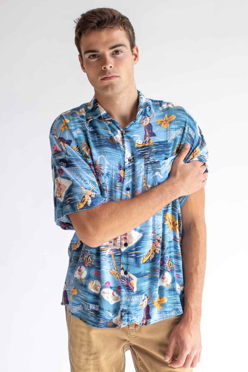 Tropical Vacation Vintage Hawaiian