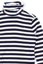 Black & White Striped Turtleneck 1