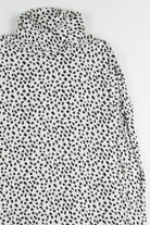 White Leopard Turtleneck