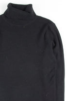 Black Ribbed Ralph Lauren Turtleneck