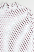 White Polka Dotted Turtleneck