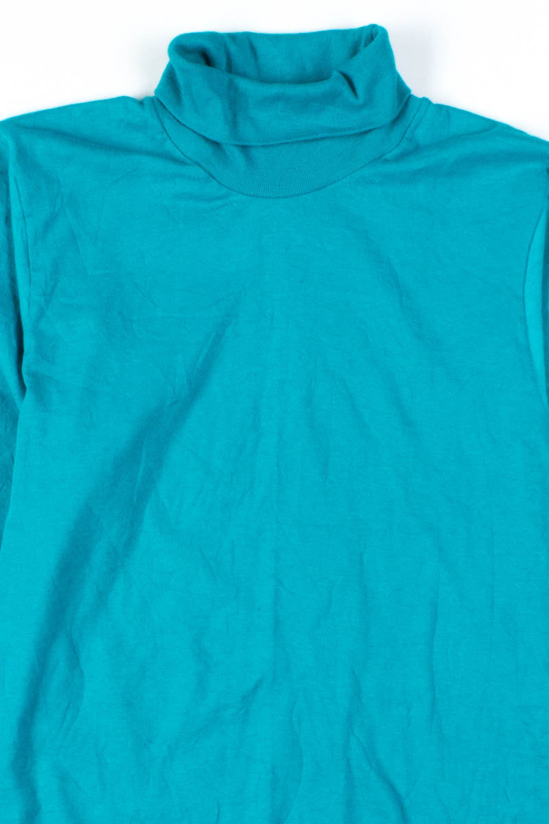 Teal Vintage Turtleneck