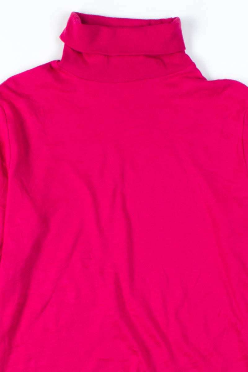 Magenta Vintage Turtleneck