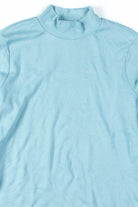 Light Blue Mock Turtleneck