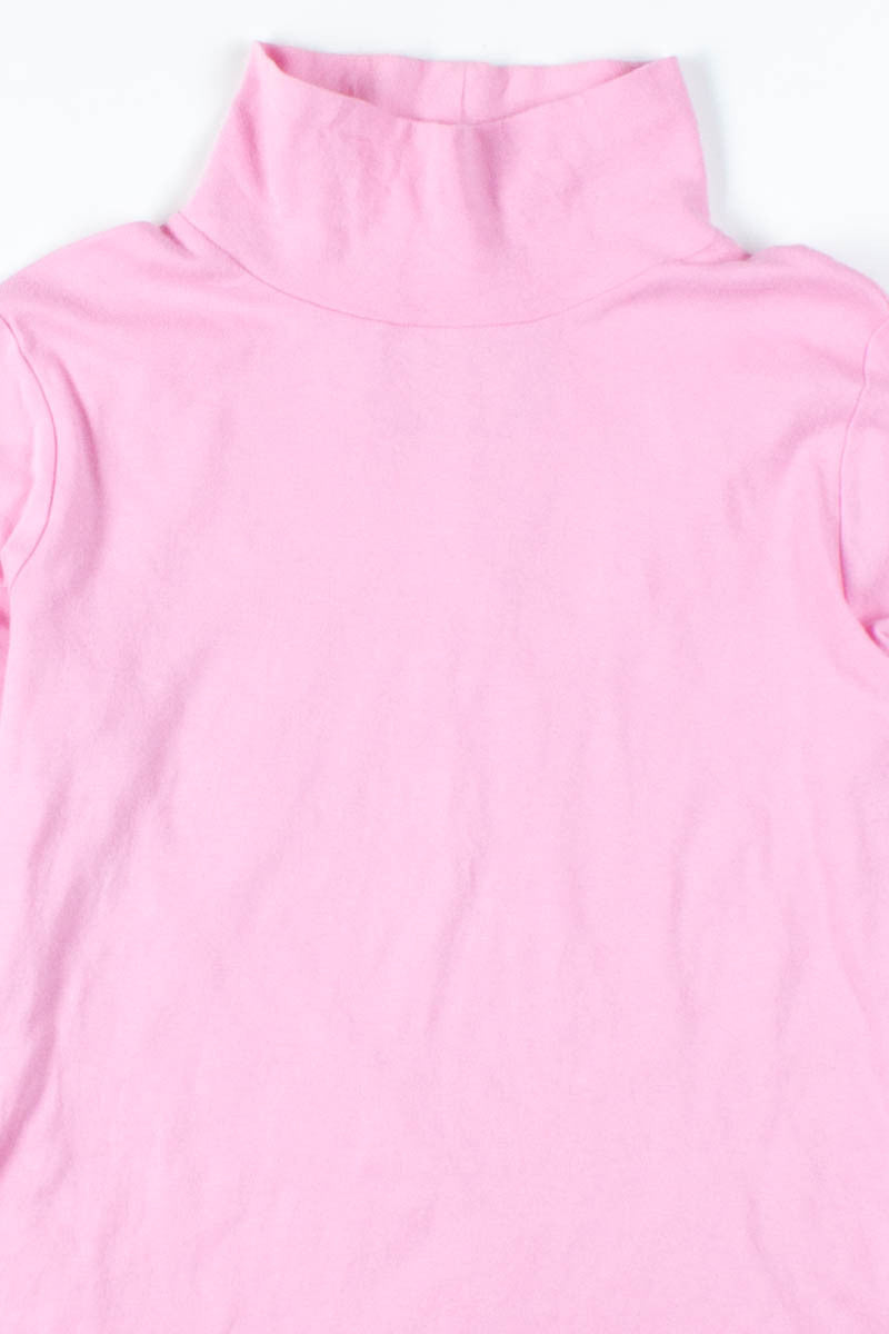 Pink Turtleneck