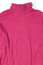 Dark Pink Vintage Turtleneck